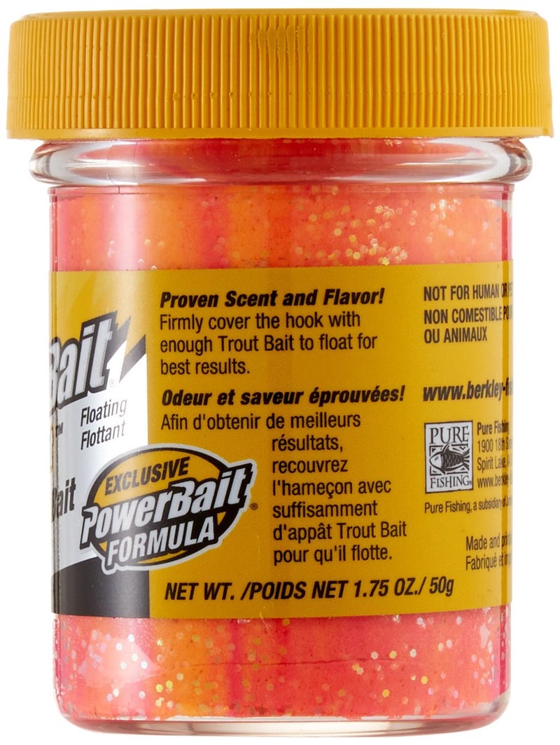 Berkley unisex-adult PowerBait Glitter Trout Bait Sherbet ,Jar - Image 2